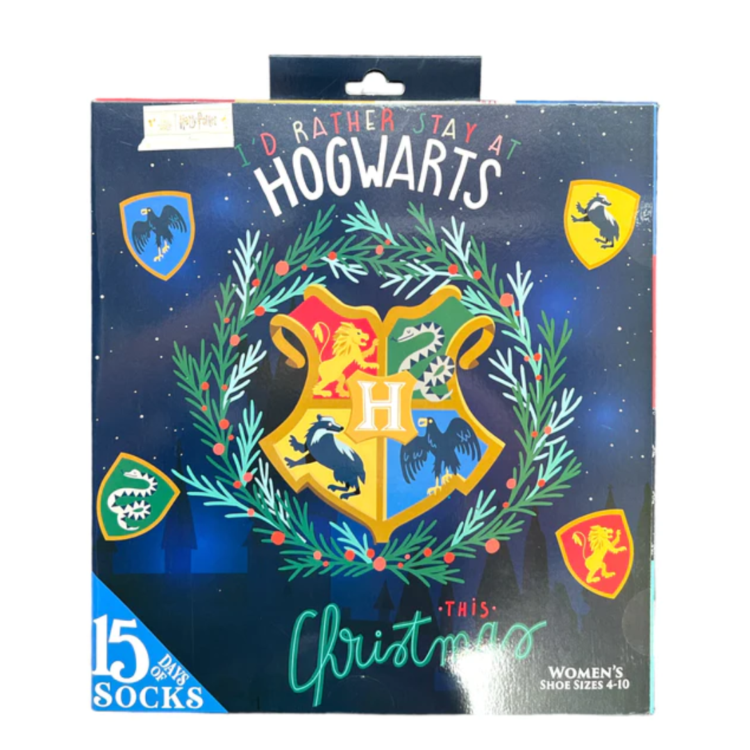 I’D RATHER STAY AT HOGWARTS THIS CHRISTMAS 15 DAYS OF SOCKS
