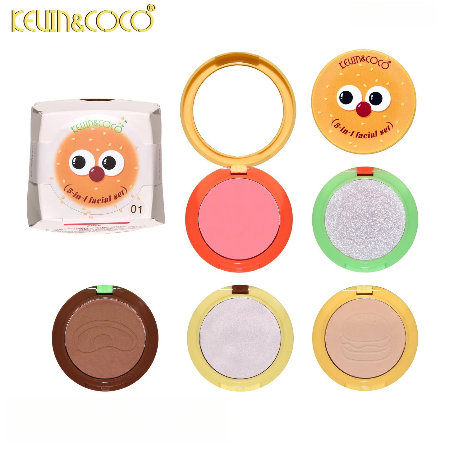 Kevin & Coco | Burgerlicious Cheek Stack 5 in 1