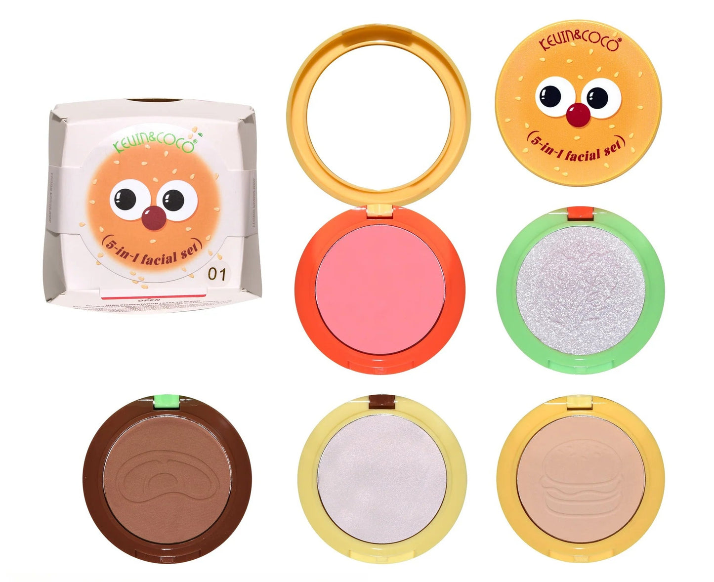 Kevin & Coco | Burgerlicious Cheek Stack 5 in 1