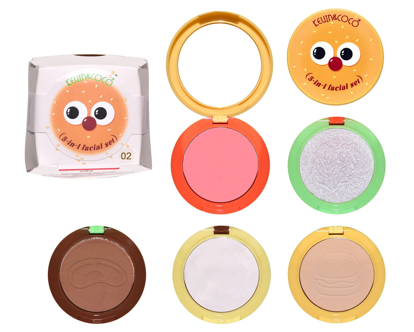 Kevin & Coco | Burgerlicious Cheek Stack 5 in 1