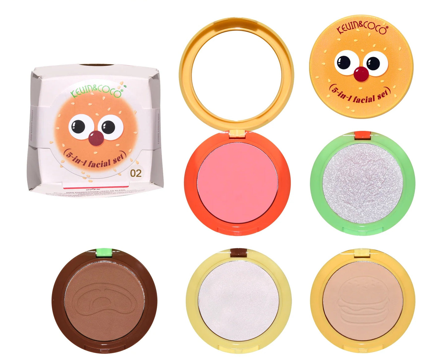 Kevin & Coco | Burgerlicious Cheek Stack 5 in 1