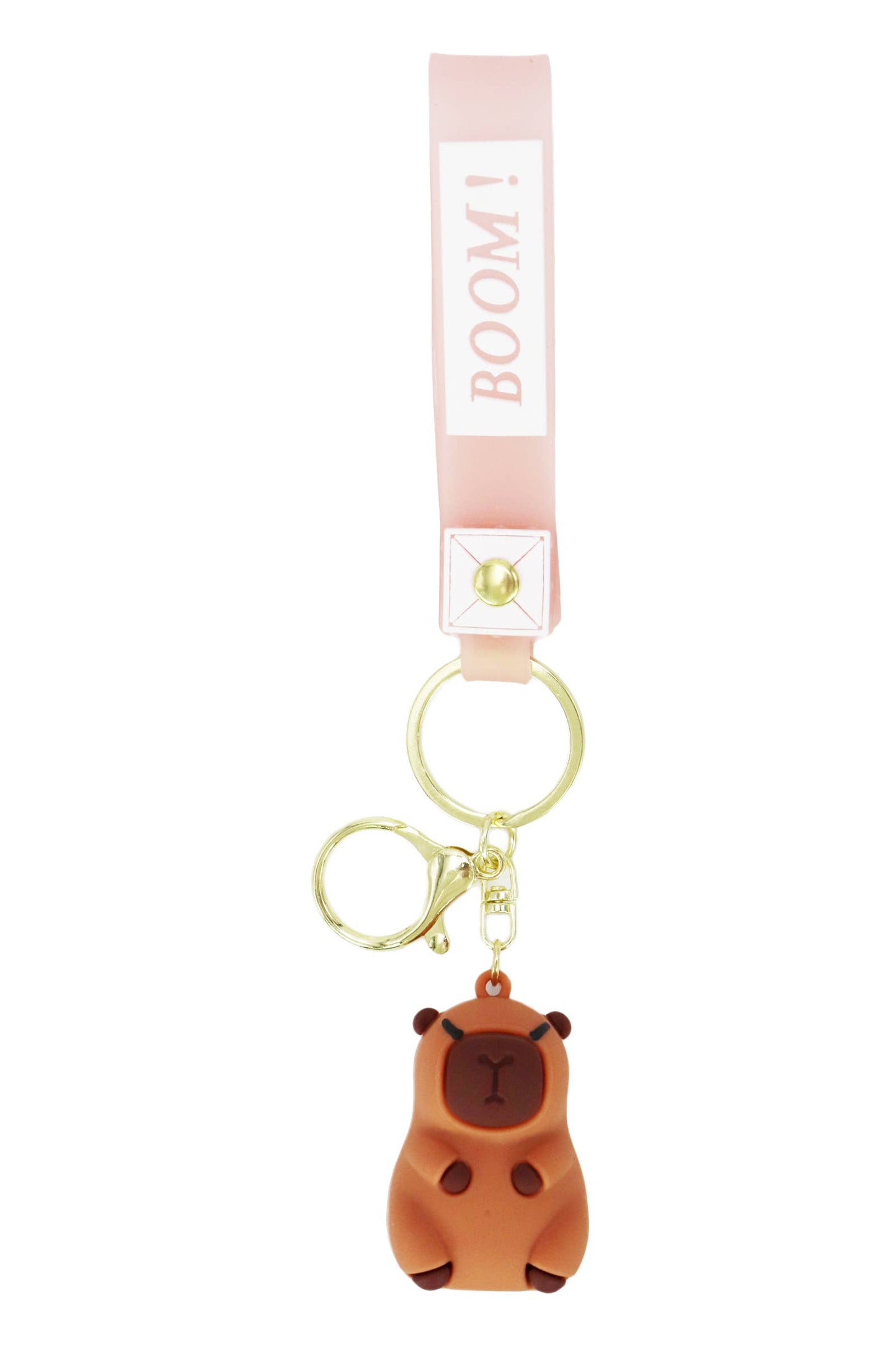 Capybara 3D Silicone Key Ring Chain