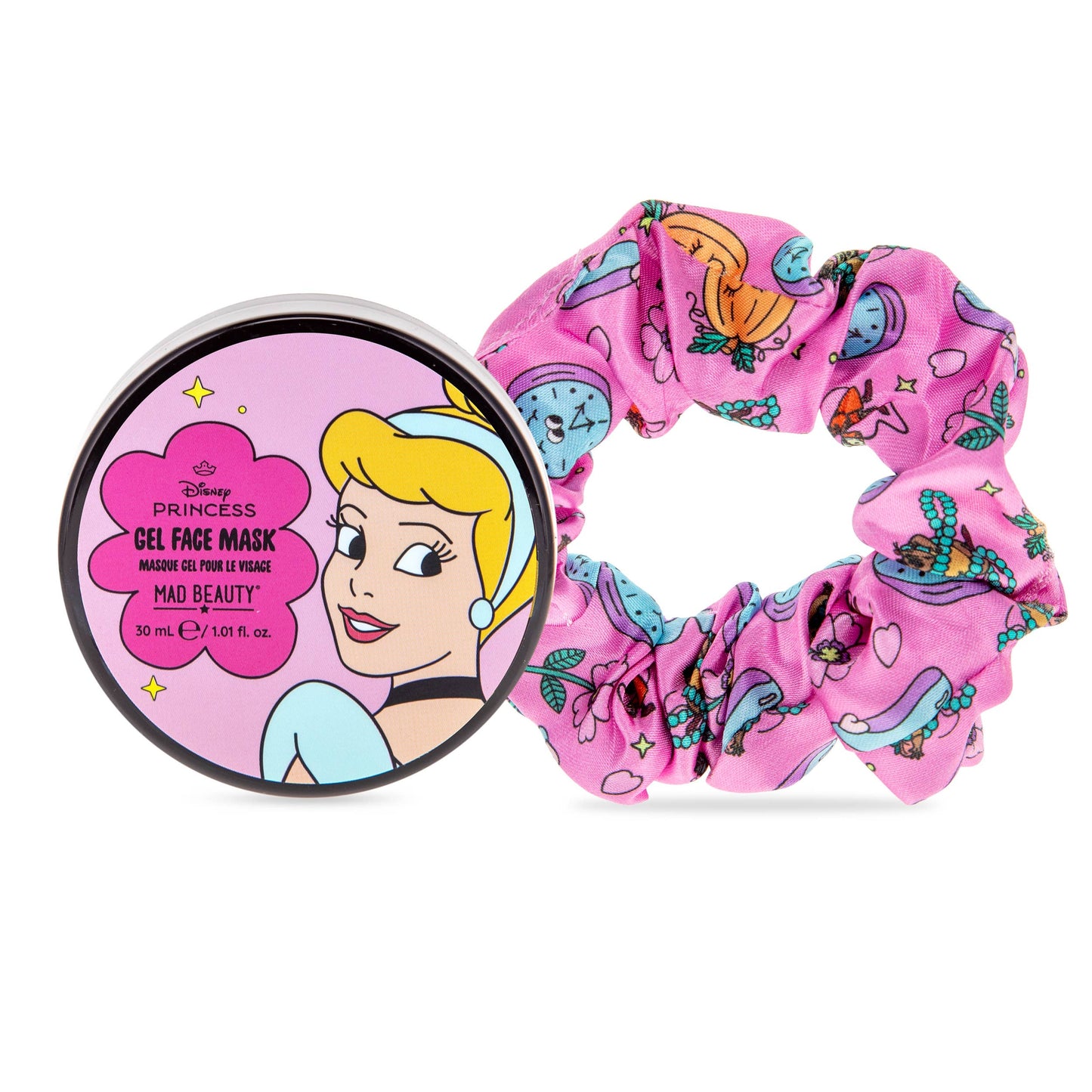 Mad Beauty  – Princess Gel Face Mask & Scrunchie Duo