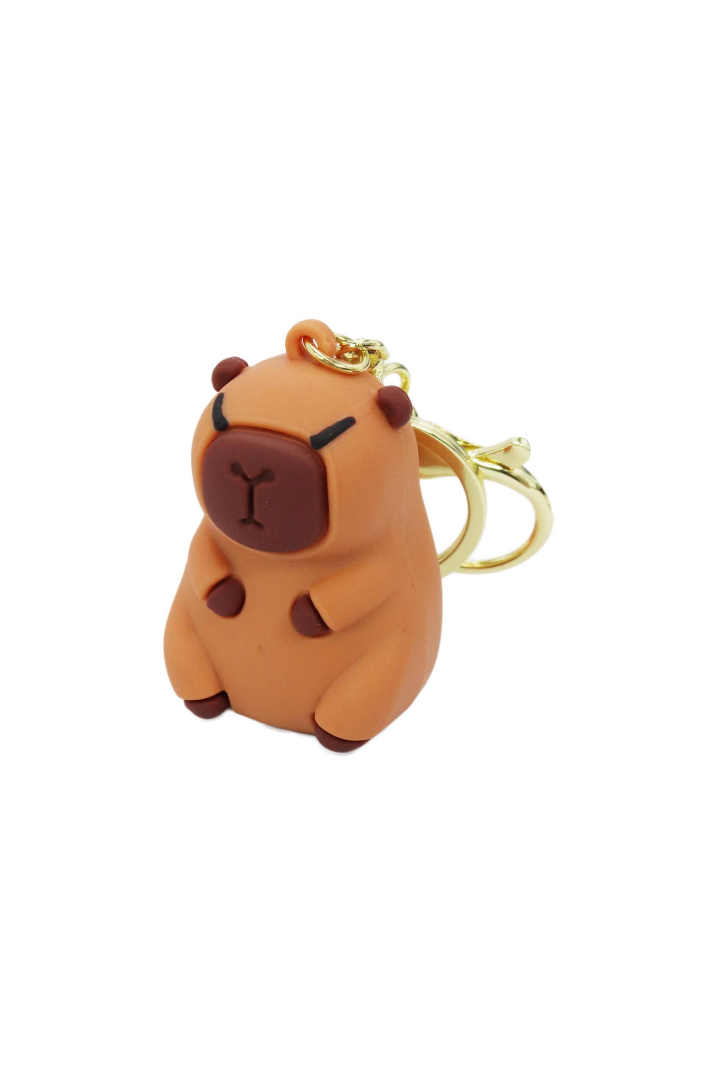 Capybara 3D Silicone Key Ring Chain