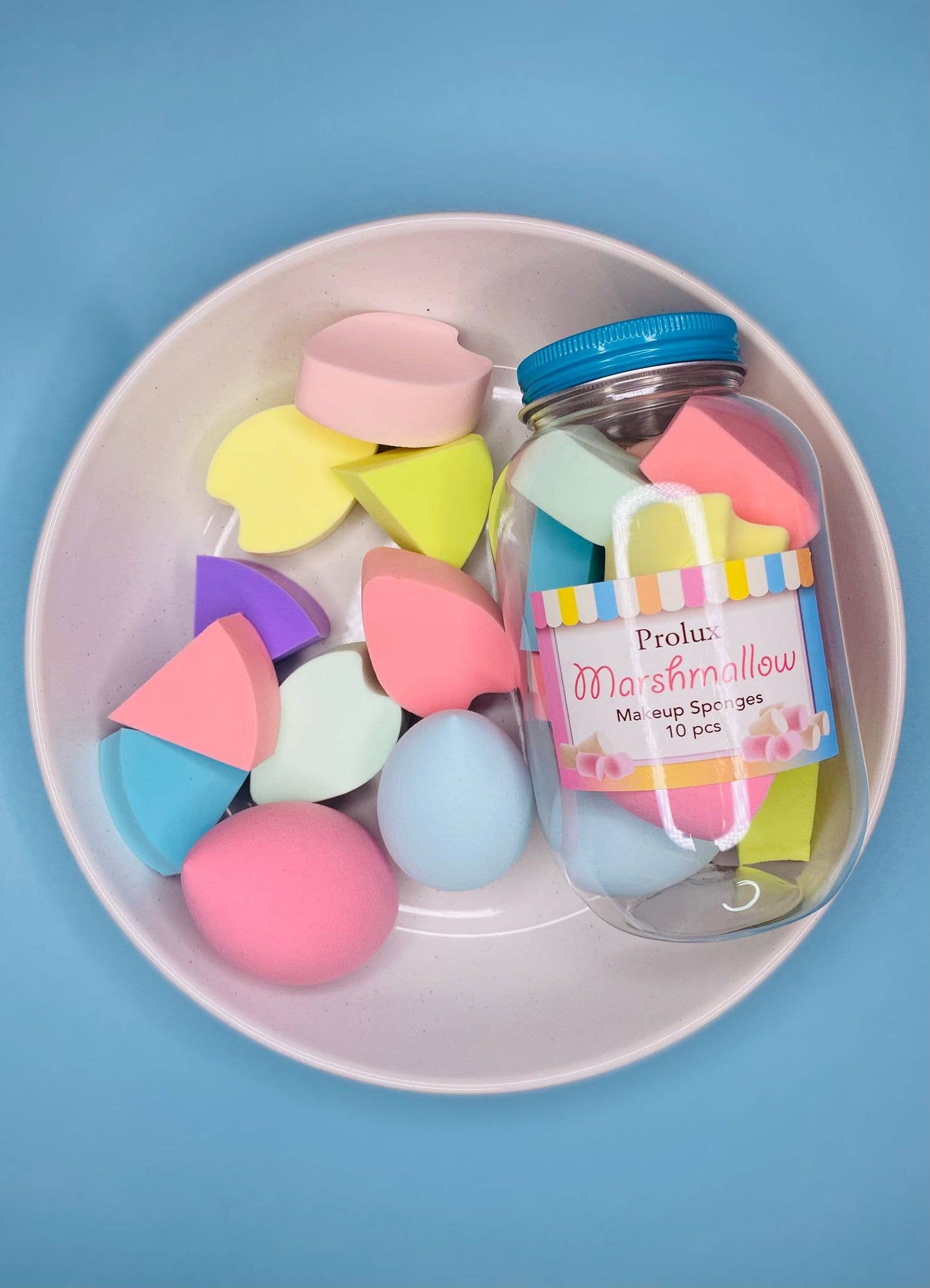 Prolux | Marshmallow 10PC Makeup Sponges