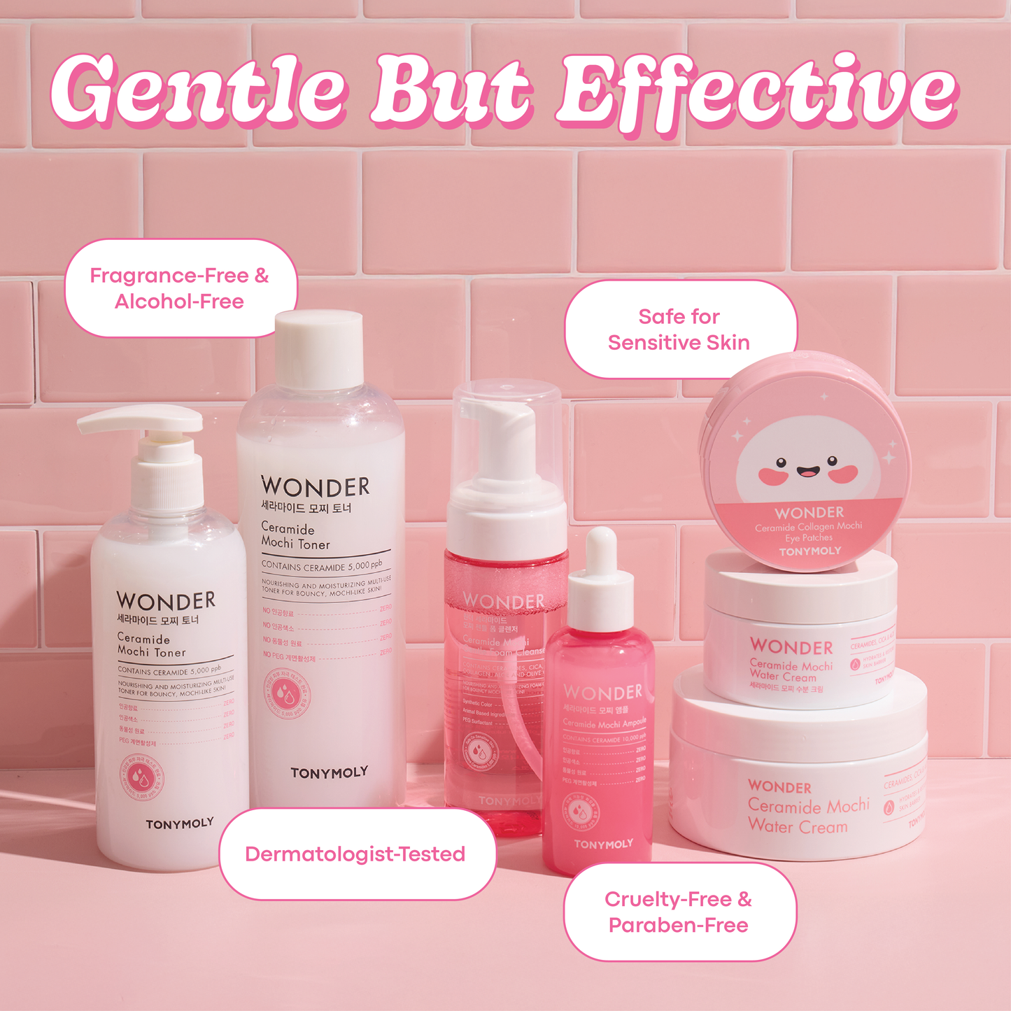 (Black Friday) TONYMOLY |Mochi Ceramide Essentials Skincare Set