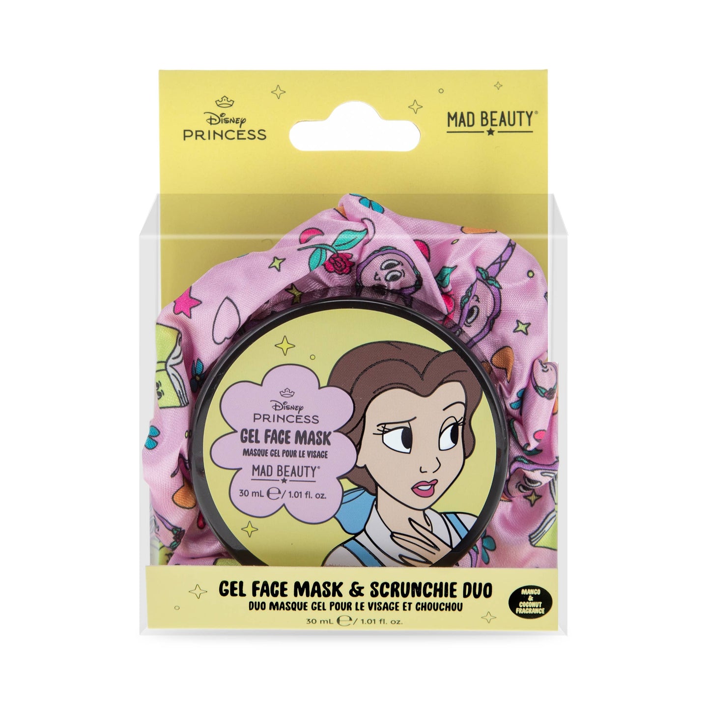 Mad Beauty  – Princess Gel Face Mask & Scrunchie Duo