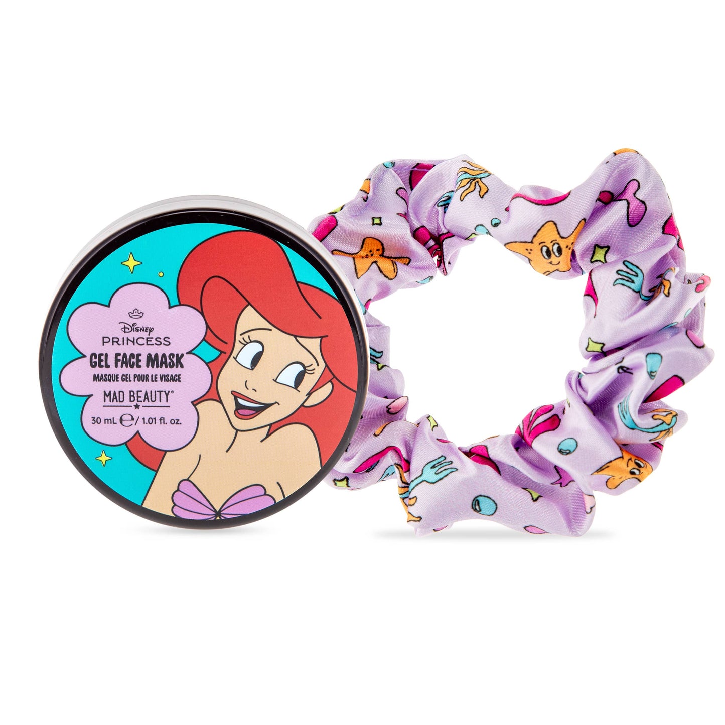 Mad Beauty  – Princess Gel Face Mask & Scrunchie Duo