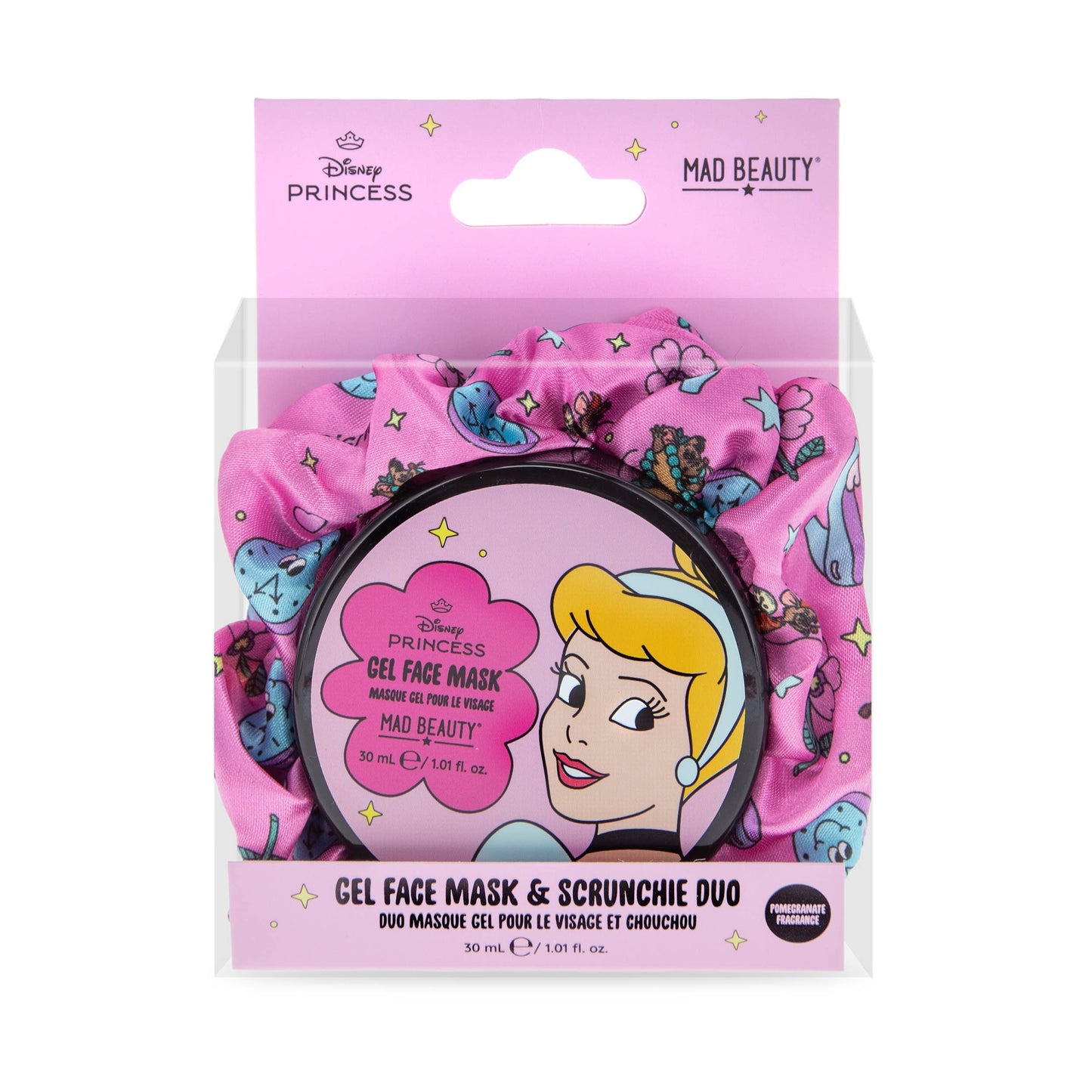 Mad Beauty  – Princess Gel Face Mask & Scrunchie Duo