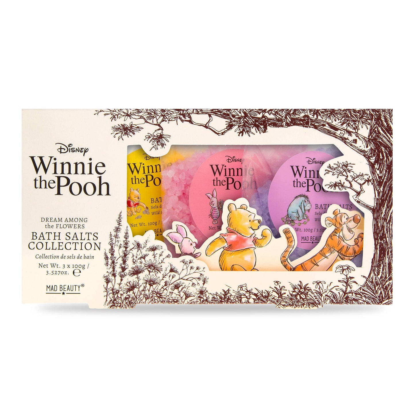 Bath Salt Trio Set | Disney Winnie The Pooh | Mad Beauty