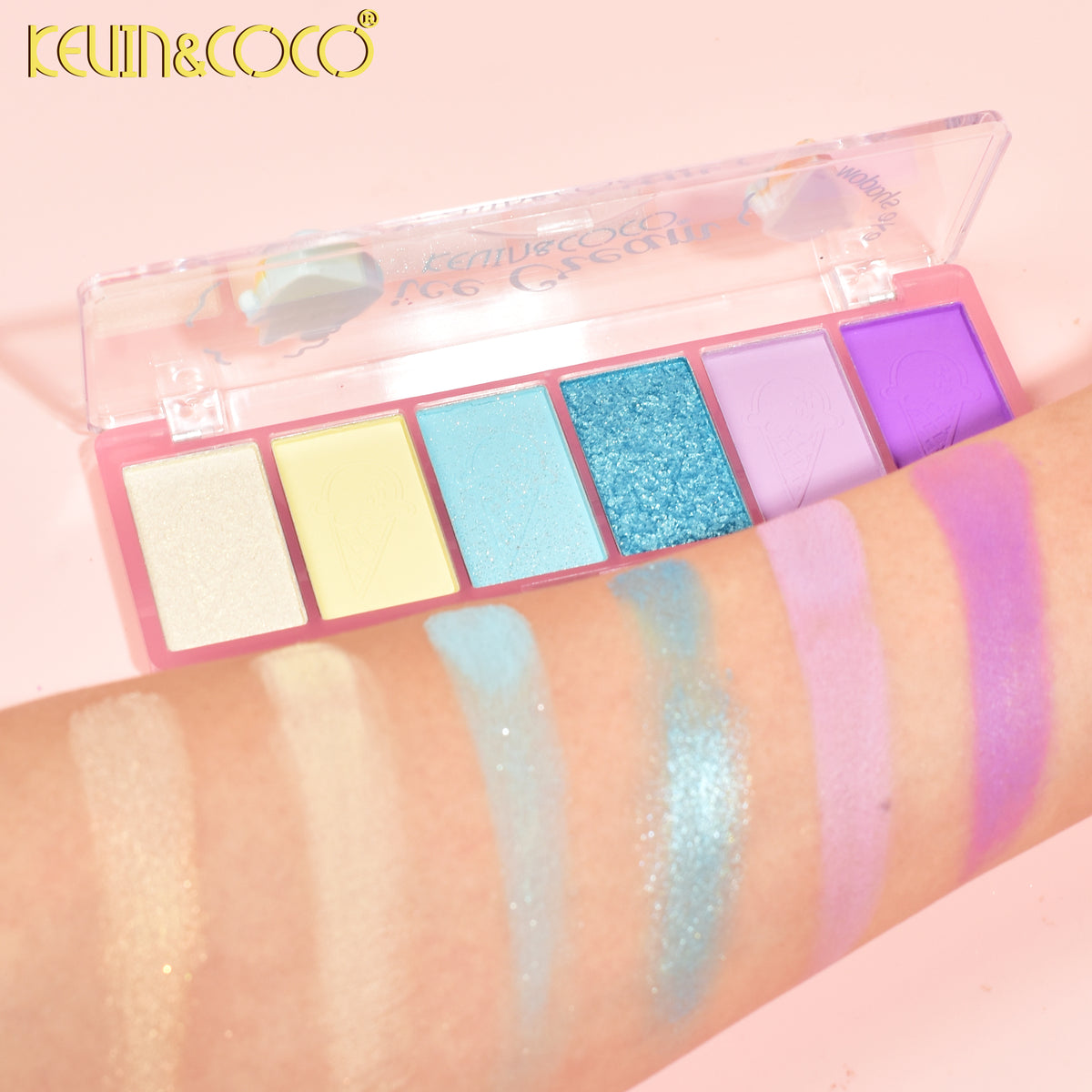 KEVIN & COCO | 6-COLOR FOODIE FUN EYESHADOW PALETTE