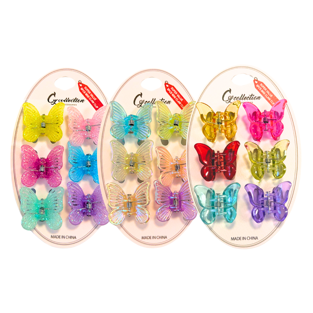 Hair Butterfly Clip x 2 set
