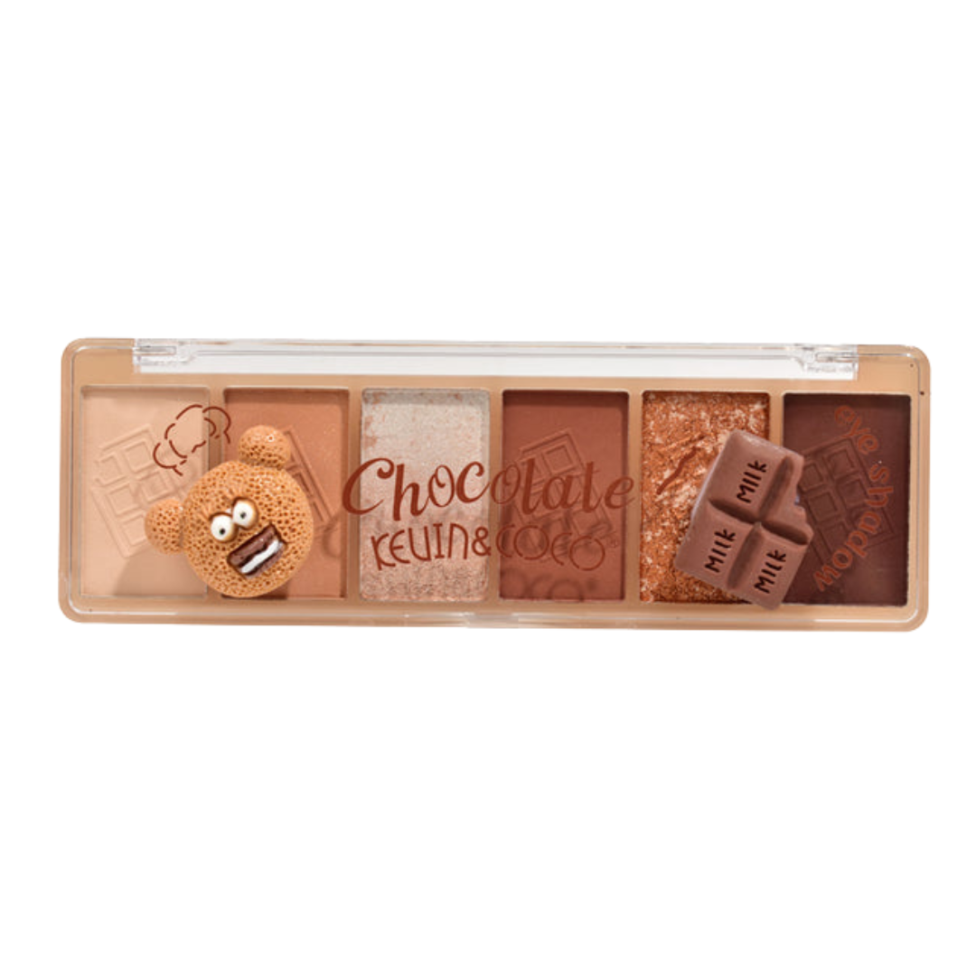 KEVIN & COCO | 6-COLOR FOODIE FUN EYESHADOW PALETTE
