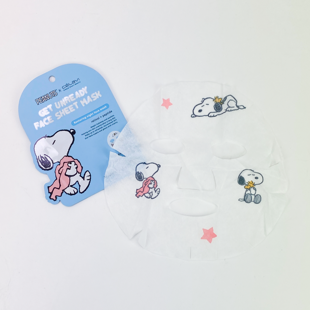 Célavi | Peanuts Get Unready Face Sheet Mask 5 pcs