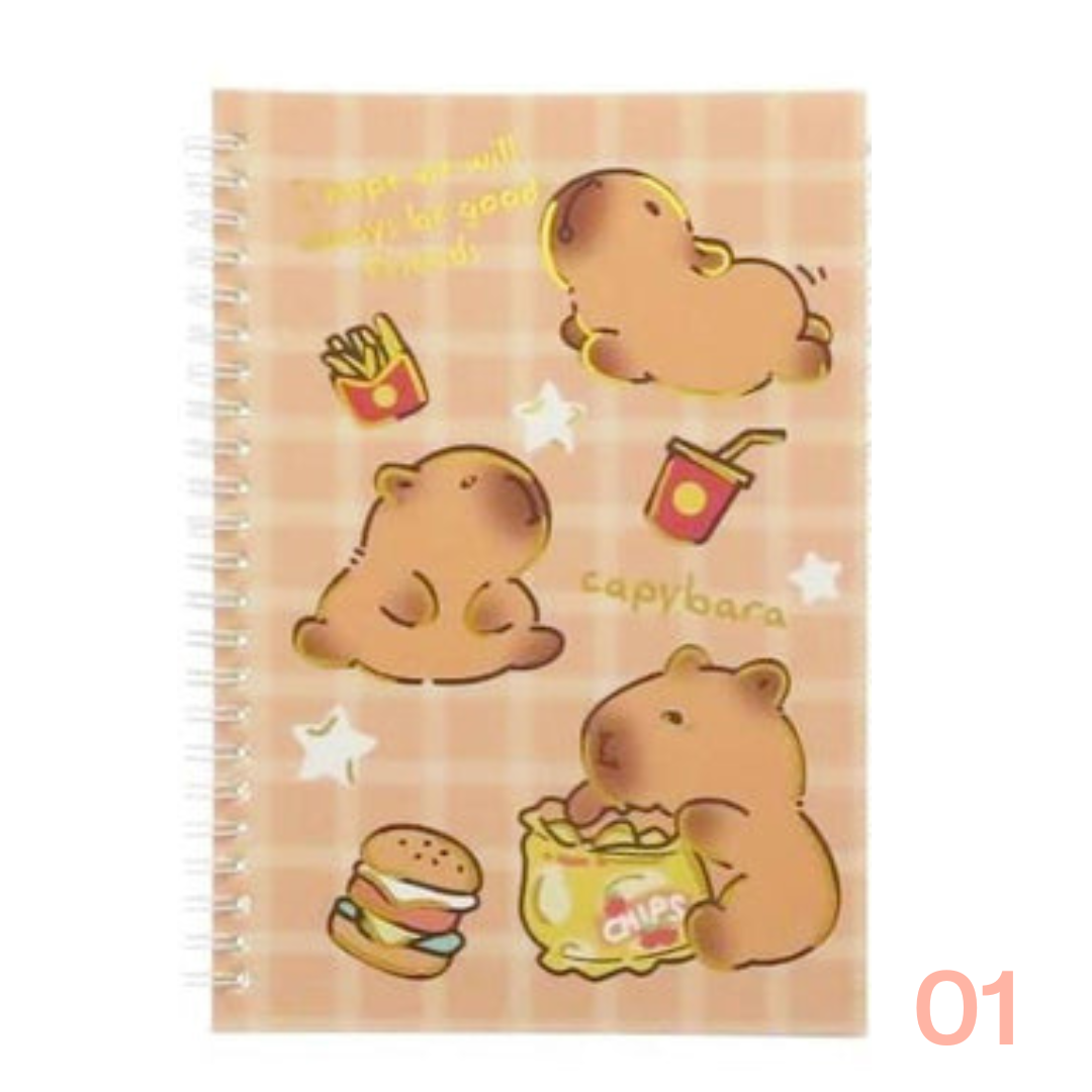 Capybara Stationery A5 Notebook