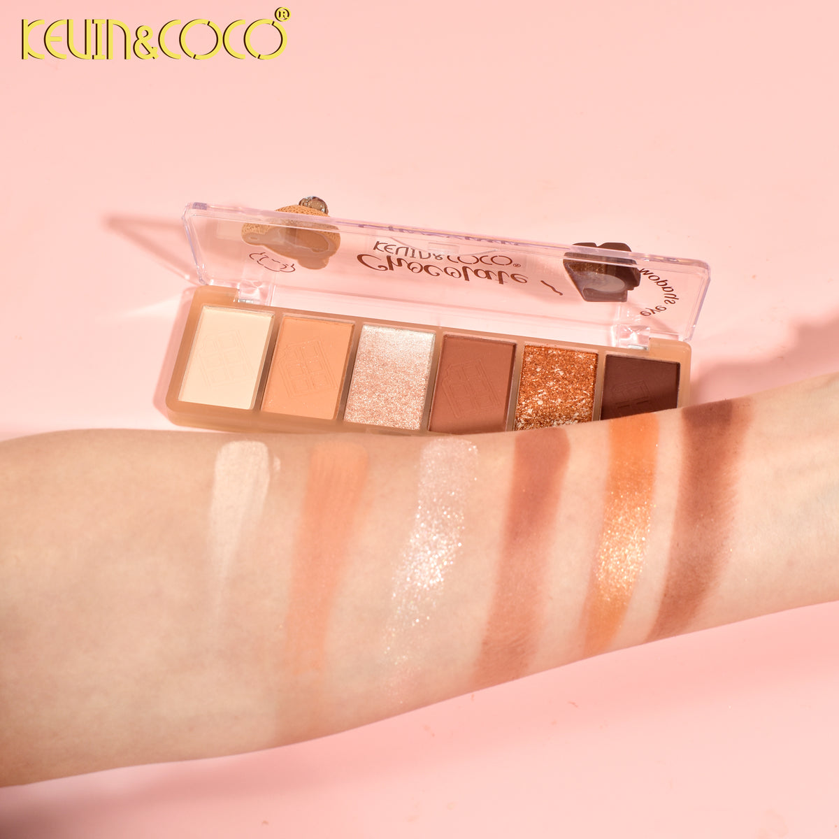 KEVIN & COCO | 6-COLOR FOODIE FUN EYESHADOW PALETTE