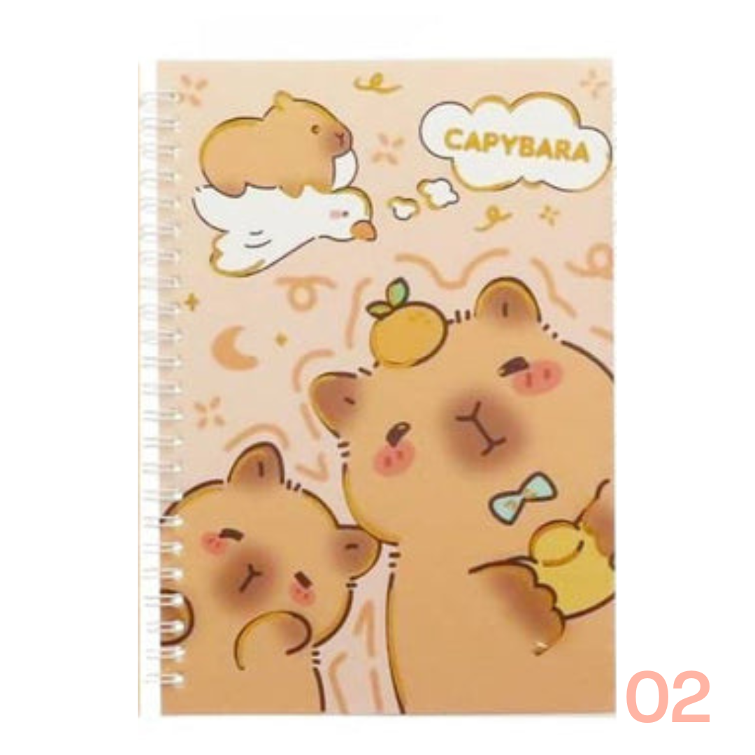Capybara Stationery A5 Notebook