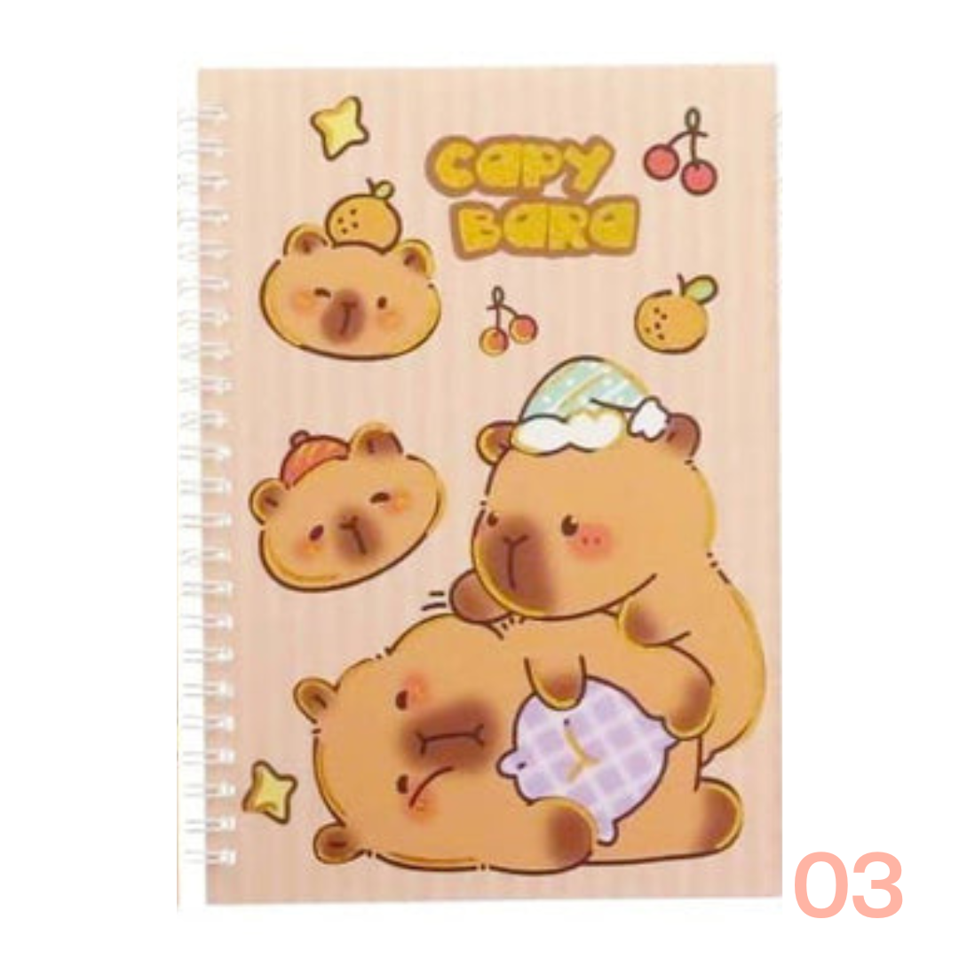 Capybara Stationery A5 Notebook