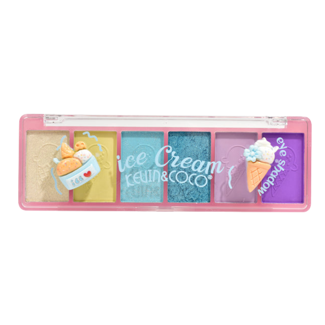 KEVIN & COCO | 6-COLOR FOODIE FUN EYESHADOW PALETTE