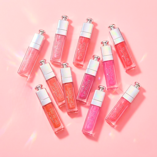 silver Lip Gloss Long Lasting Colorful (Assorted)