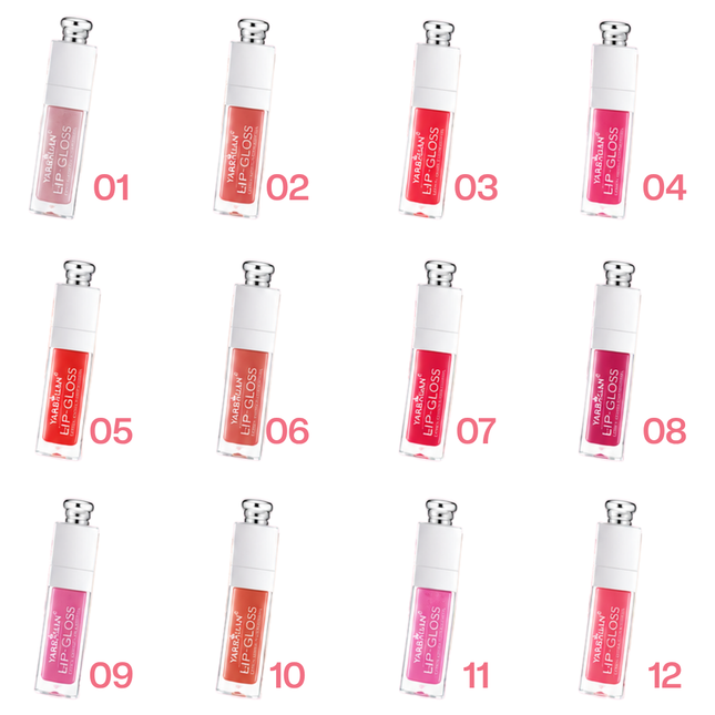 silver Lip Gloss Long Lasting Colorful (Assorted)