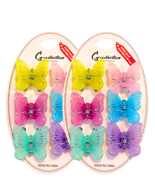 Hair Butterfly Clip x 2 set