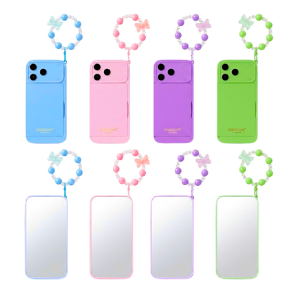 2-in-1 Phone Style Eyeshadow Palette & Mirror