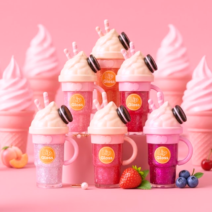Kocogirl Ice cream cup Shine lip gloss