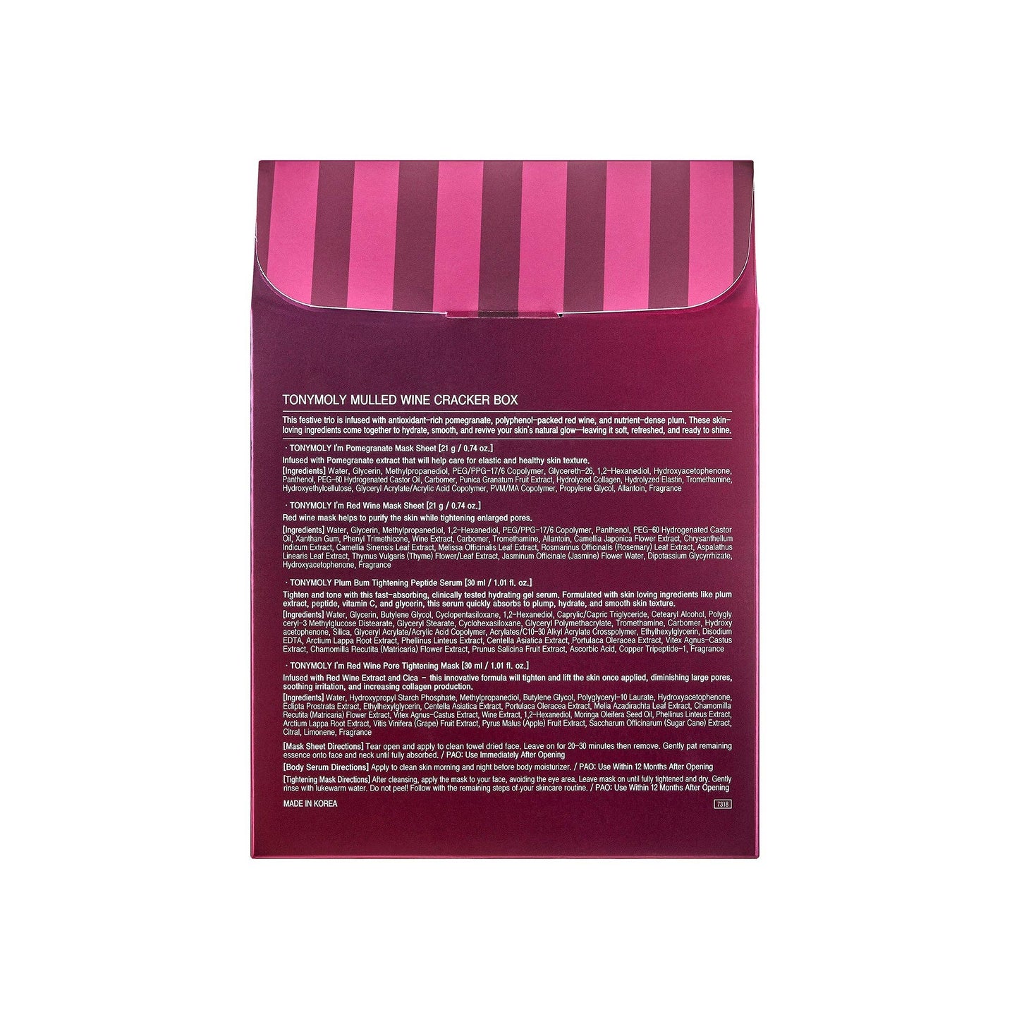 (Black Friday) TONYMOLY | Mulled Wine Face & Body Set