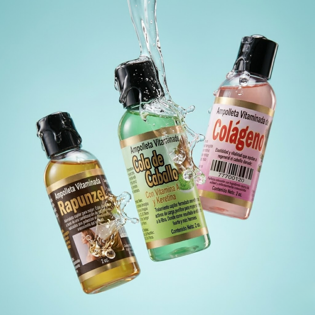 Vitaminized ampoules for hair