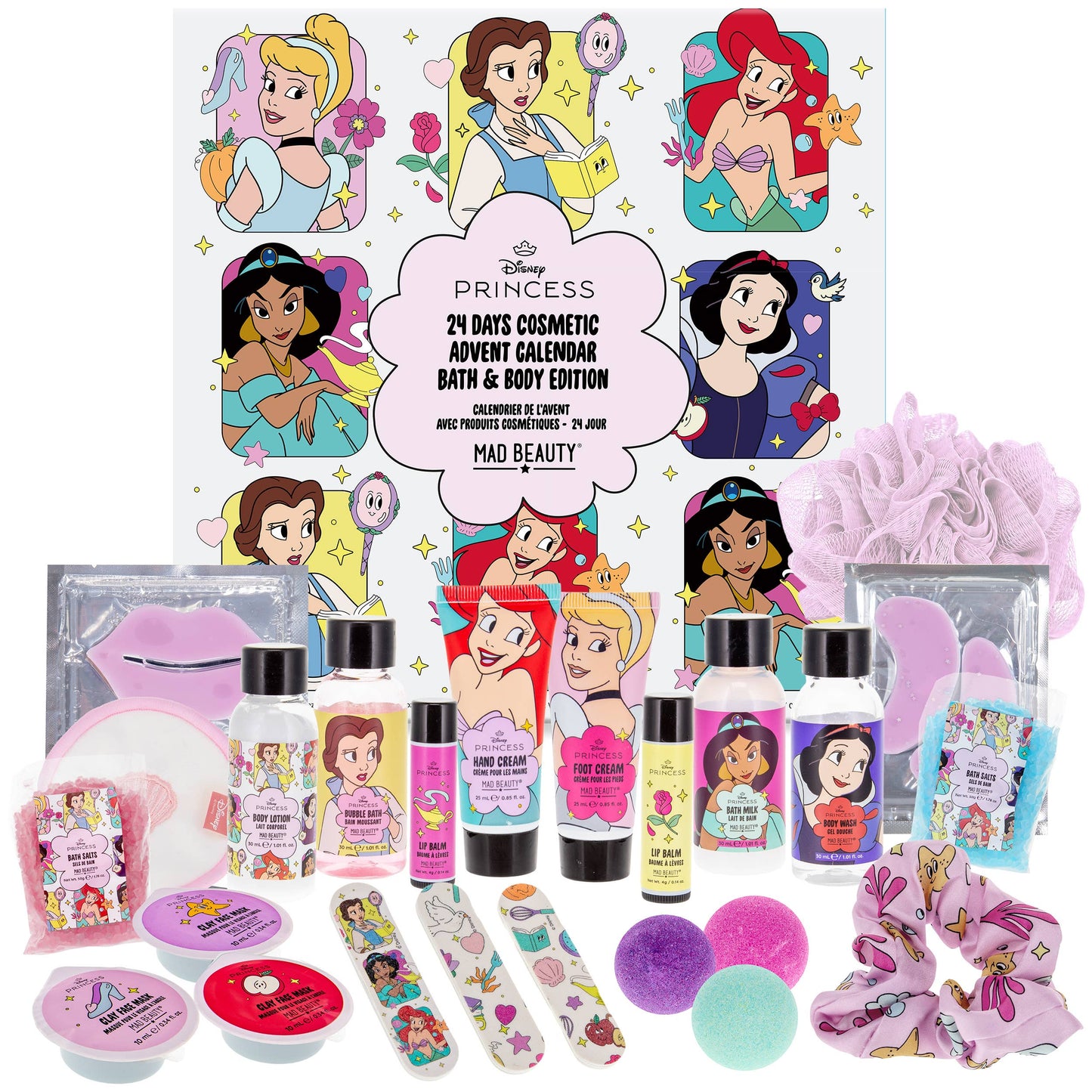 (pre-sale) Mad Beauty | Disney Princess Express Yourself - Bath & Body Advent