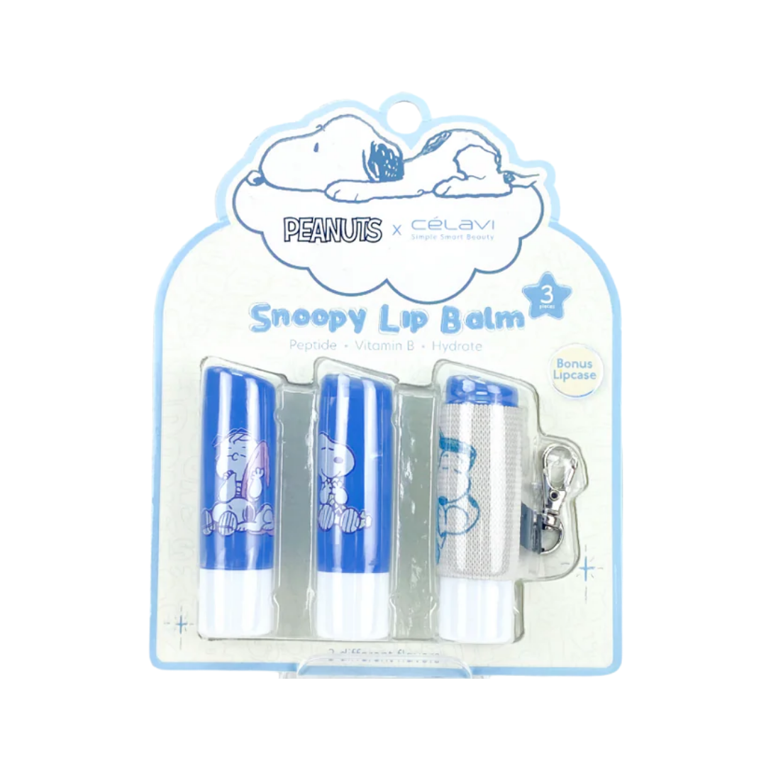 Célavi | Peanuts Snoopy Lip Balm set