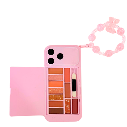 2-in-1 Phone Style Eyeshadow Palette & Mirror
