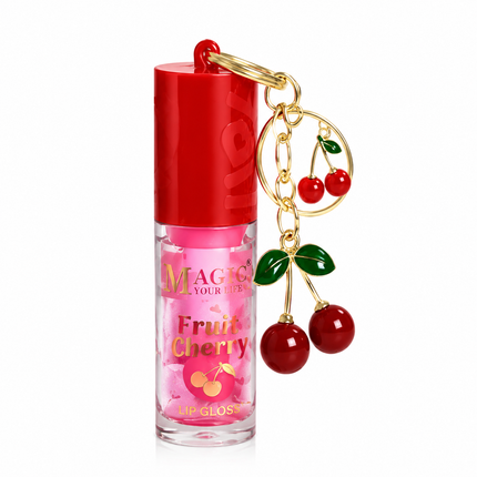 Magic your life cherry lip gloss with keychain