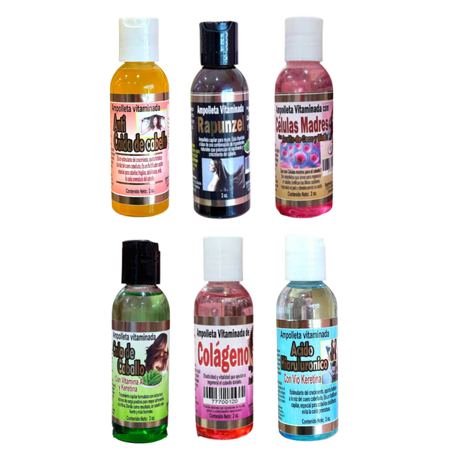 Vitaminized ampoules for hair