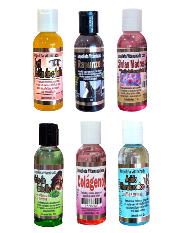 Vitaminized ampoules for hair