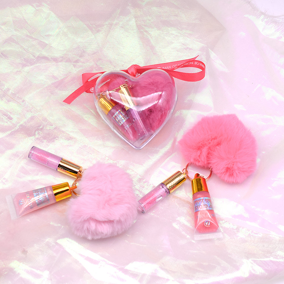 LOVE LIP GLOSS KEYCHAIN