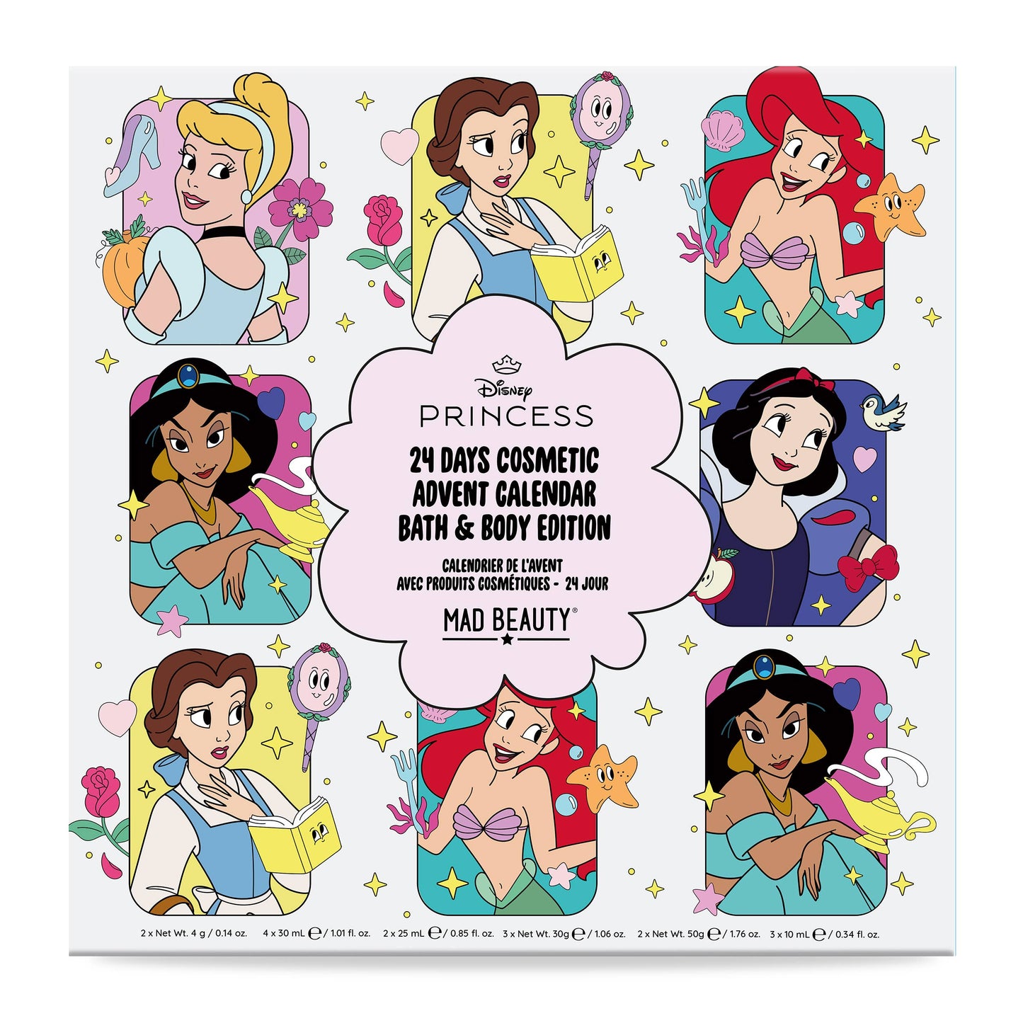 (pre-sale) Mad Beauty | Disney Princess Express Yourself - Bath & Body Advent