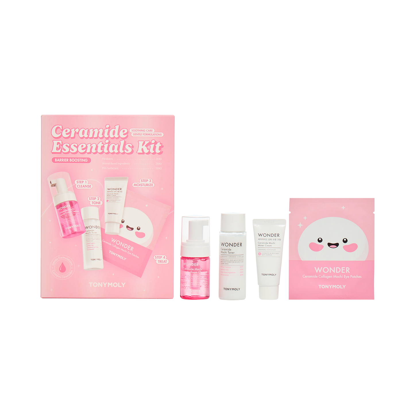 (Black Friday) TONYMOLY |Mochi Ceramide Essentials Skincare Set