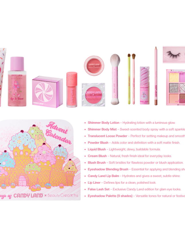Beauty Creations | 12 Days of Candy Land Advent Calendar