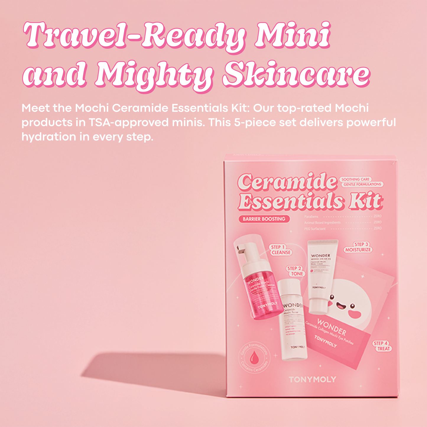 (Black Friday) TONYMOLY |Mochi Ceramide Essentials Skincare Set