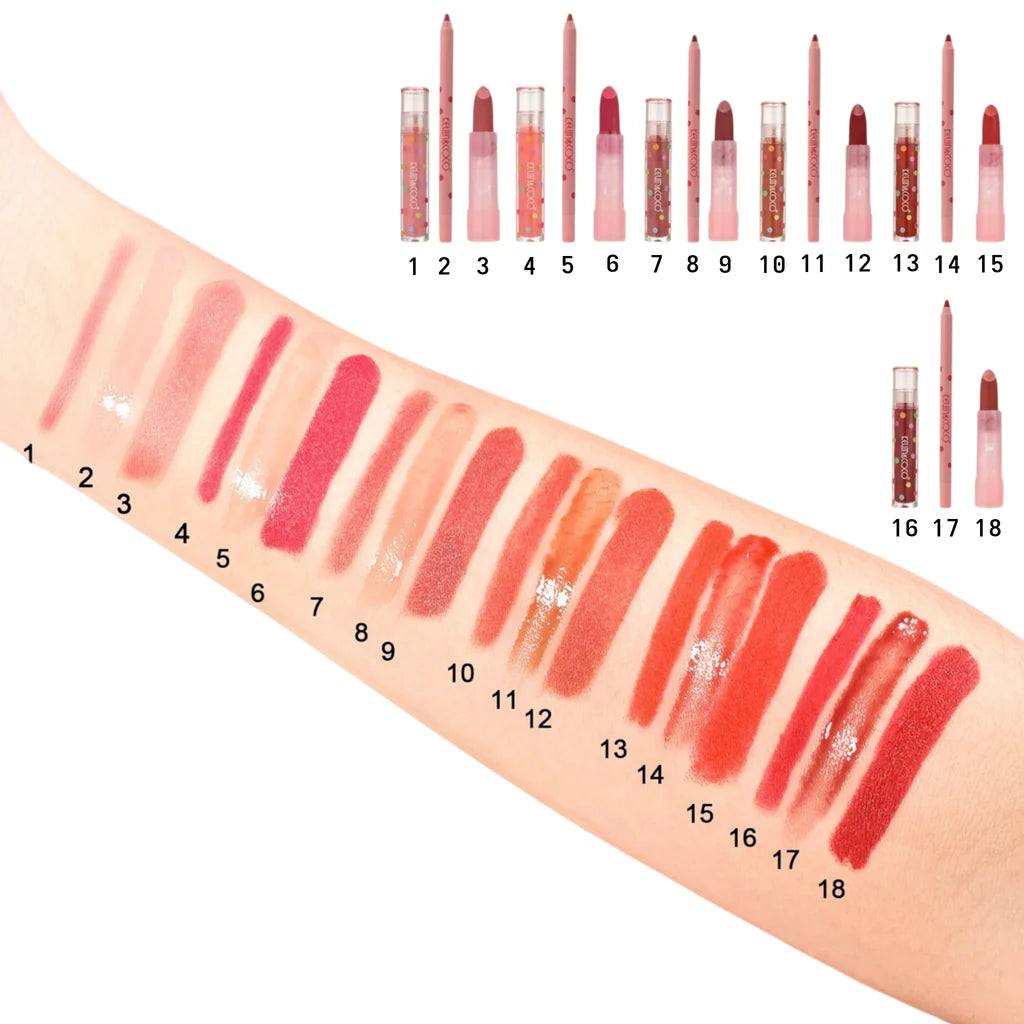 Kevin & Coco | Sour Candy Lip Liner Pen, Lip Glaze & Lipstick