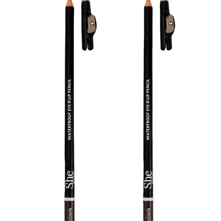Eye & brow Pencil Brown x 2 pcs