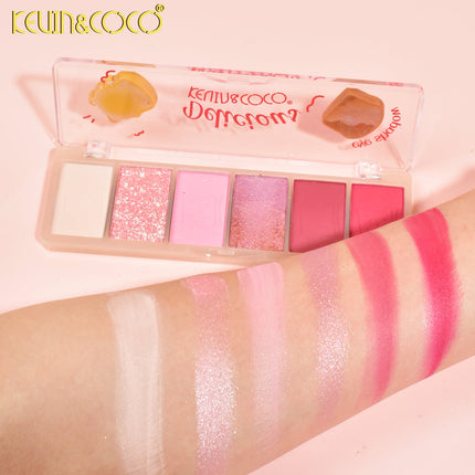 Kevin & Coco | 6-Color Foodie Fun Eyeshadow Palette
