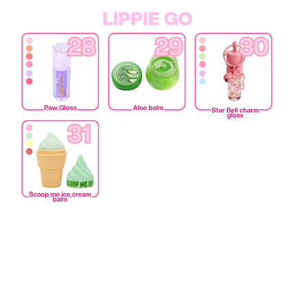 Lippie bag GO (5 items)
