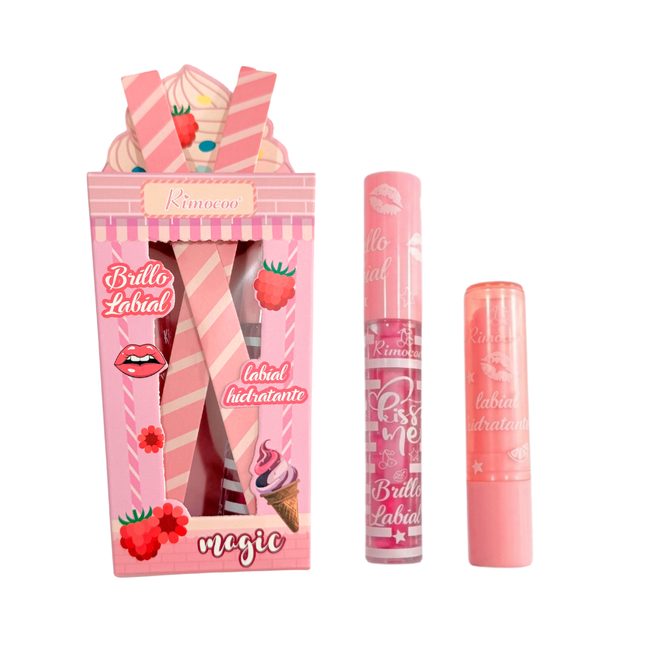 Sweet Strawberry Shake Lip Gloss & Lipstick