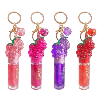 Grape Keychain Lip gloss