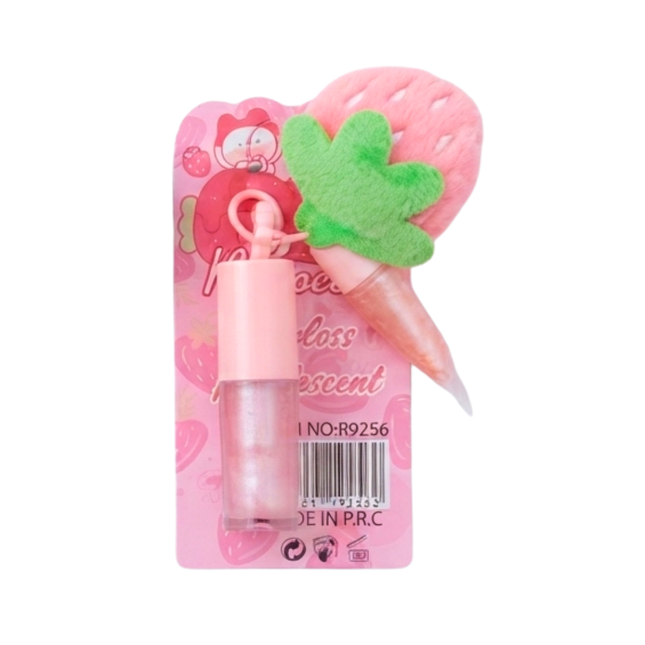 Strawberry Lip Gloss & Balm Set