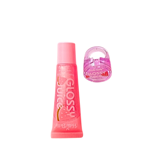 Glossy Juice Lip Gloss Set with Ring