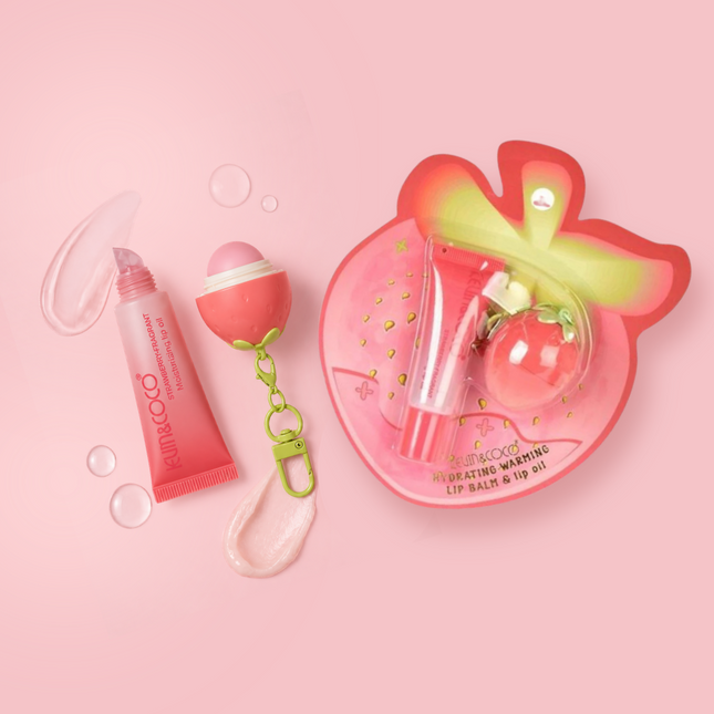 Kevin y coco|Strawberry Mood-Changing Lip Gloss & Lip Oil